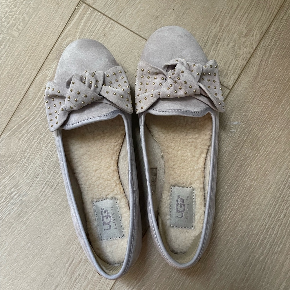 UGG Leather Suede Flats
